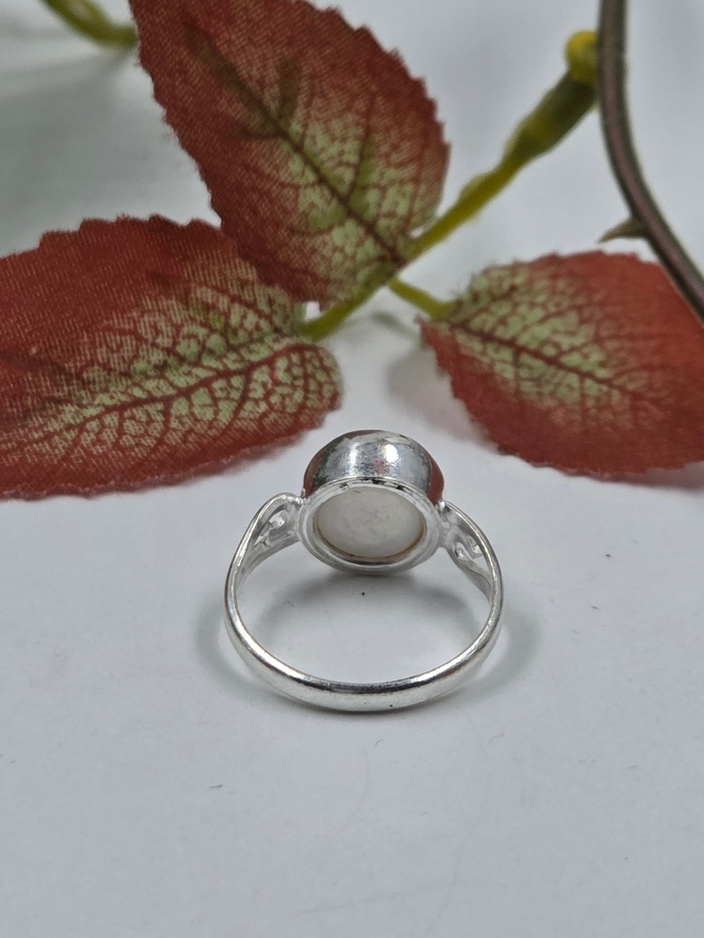 Minimal Freshwater Pearl Ring in Sterling Silver