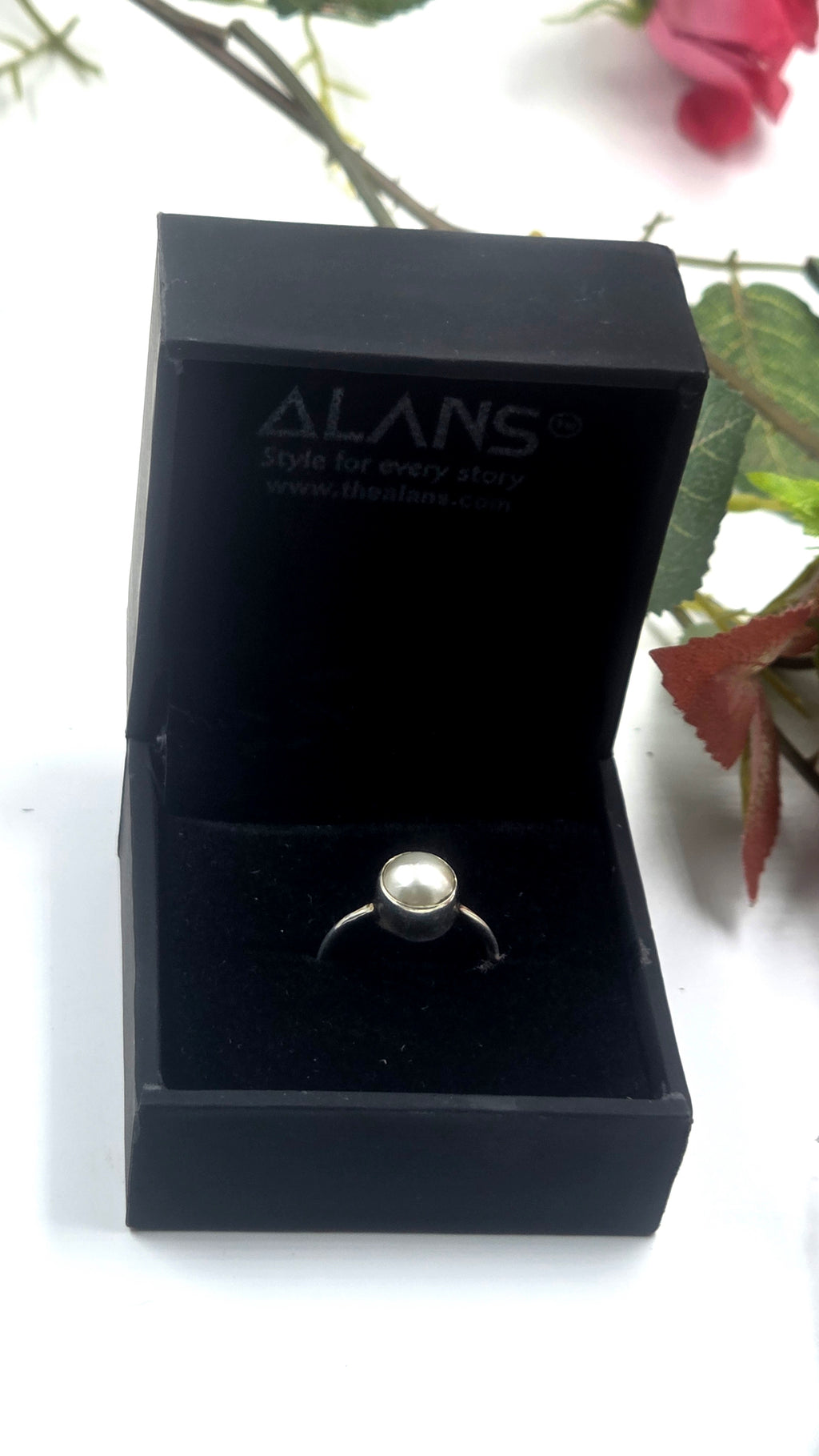 South Sea Pearl Ring in 92.5 Sterling Silver
