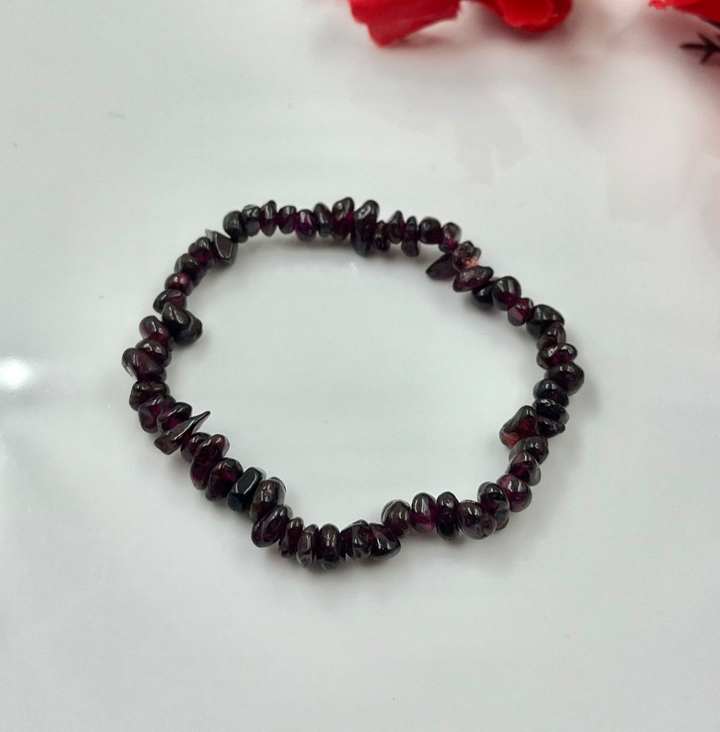 Garnet Bracelet (Elastic)