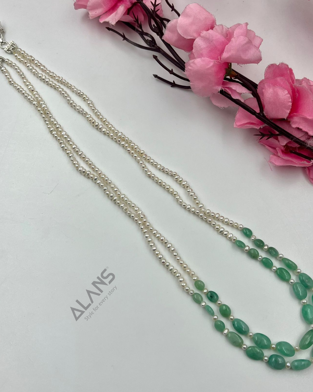 Emerald Bloom Necklace