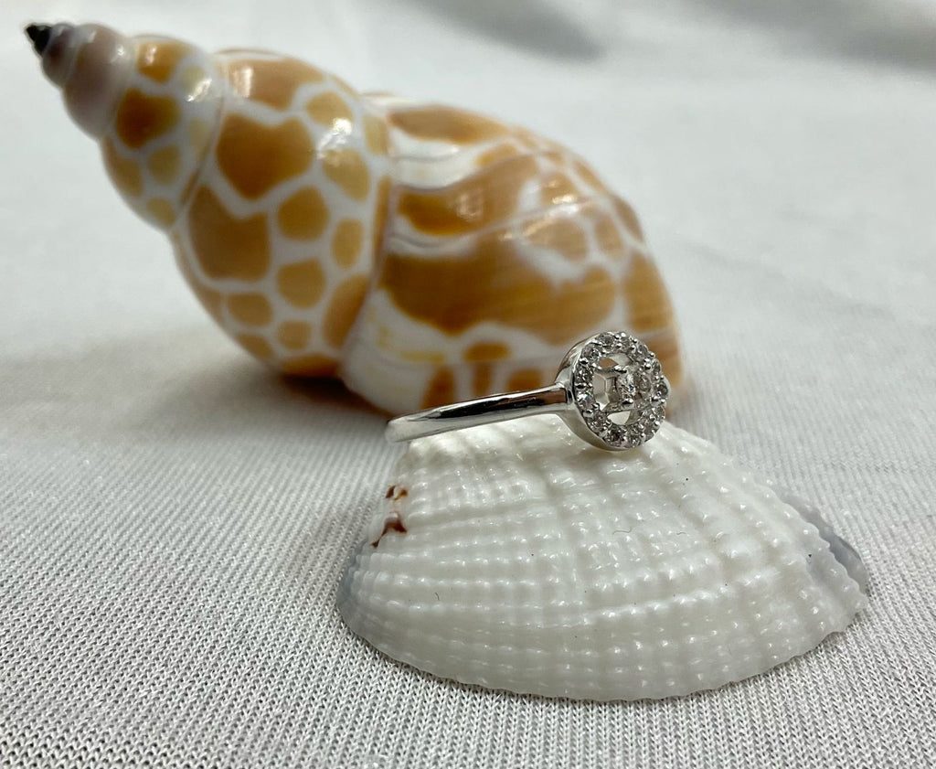 Lab-Certified Diamond Ring – Sterling Silver