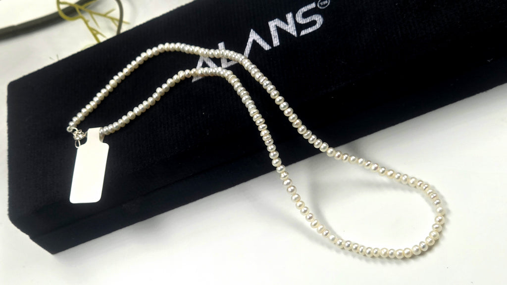 Freshwater Pearl Necklace with Sterling Silver Lock