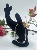 Five Pearl Freshwater Bracelet in Sterling Silver