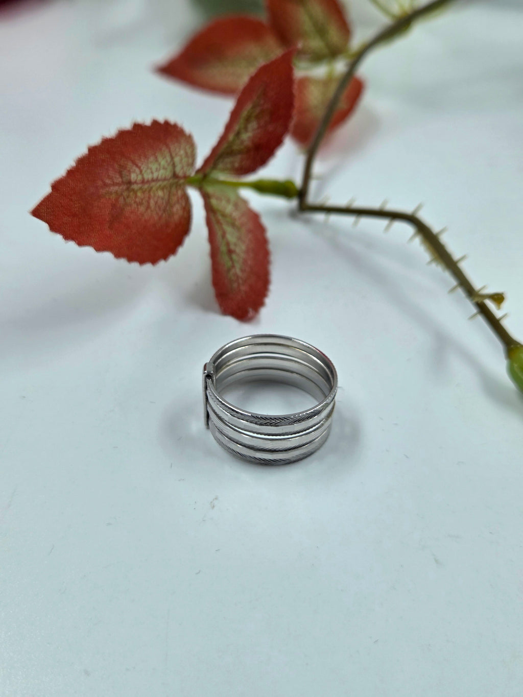 Sterling Silver Ring – Wave Band Design