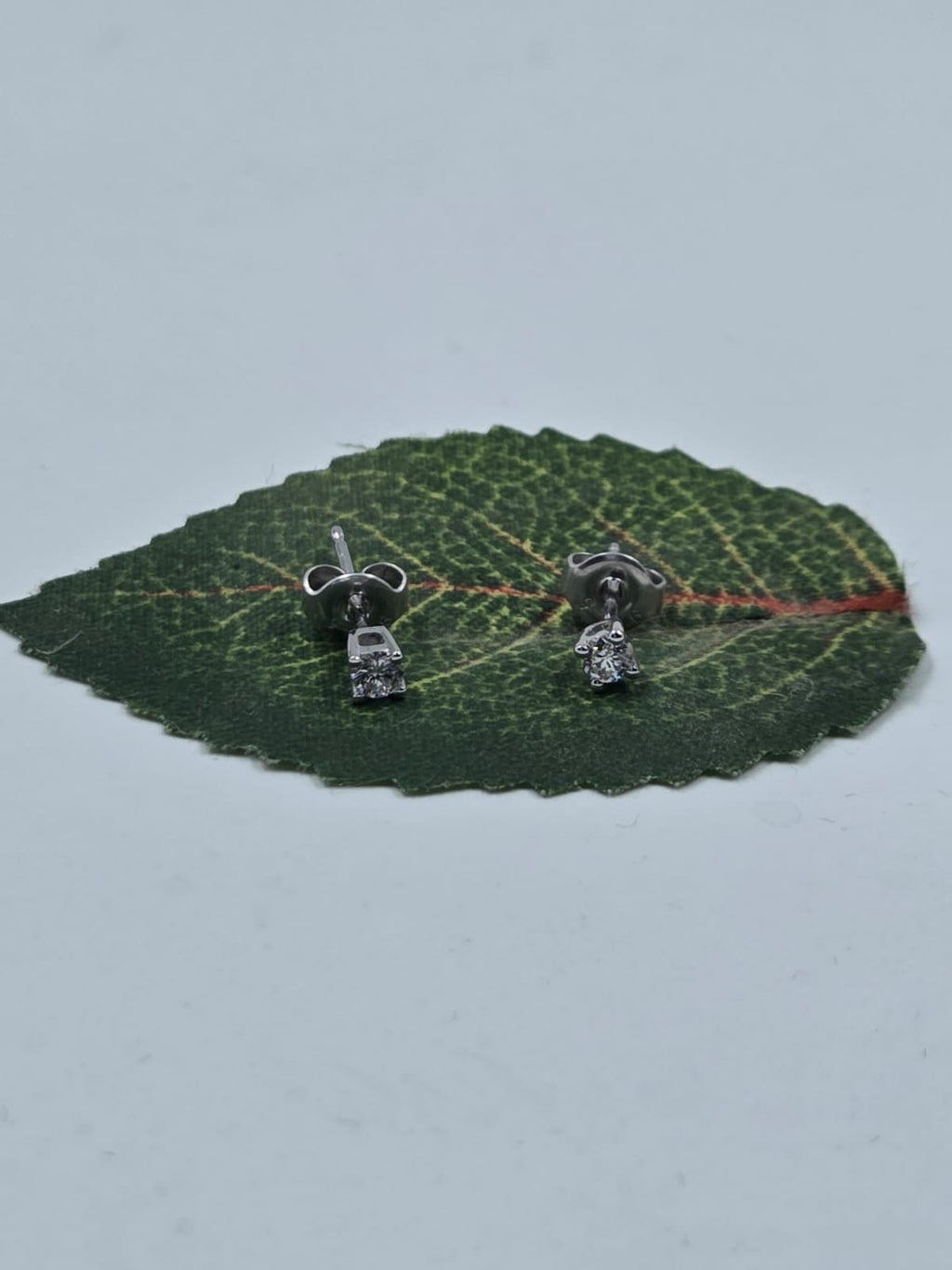 Lab-Grown Diamond Sterling Silver Stud Earrings