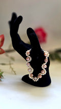 Blush & Cream Pearl Wave Bracelet