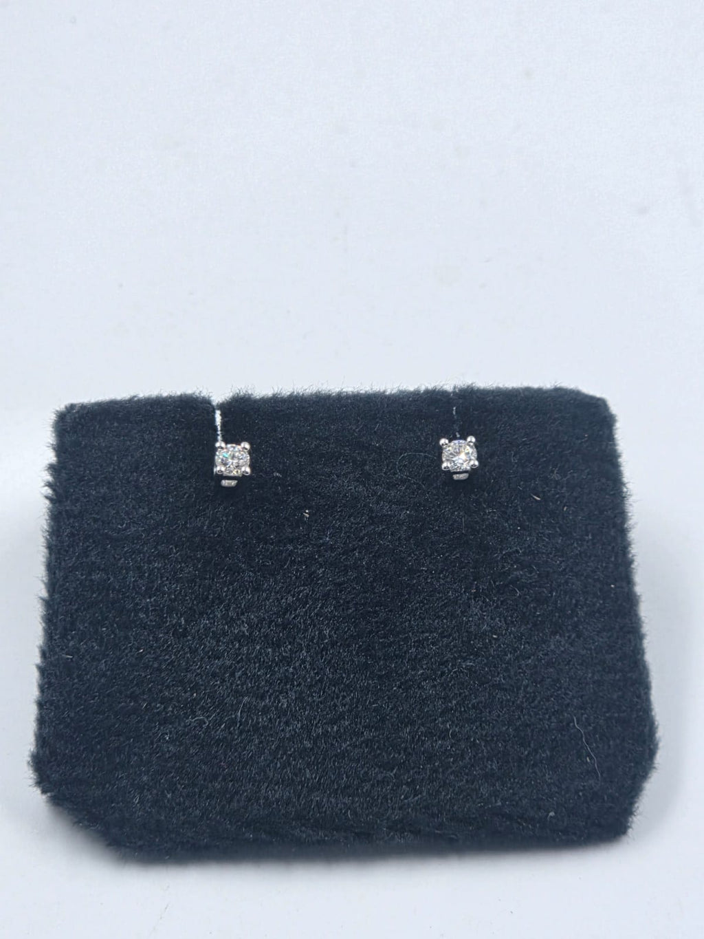 Lab-Grown Diamond Sterling Silver Stud Earrings