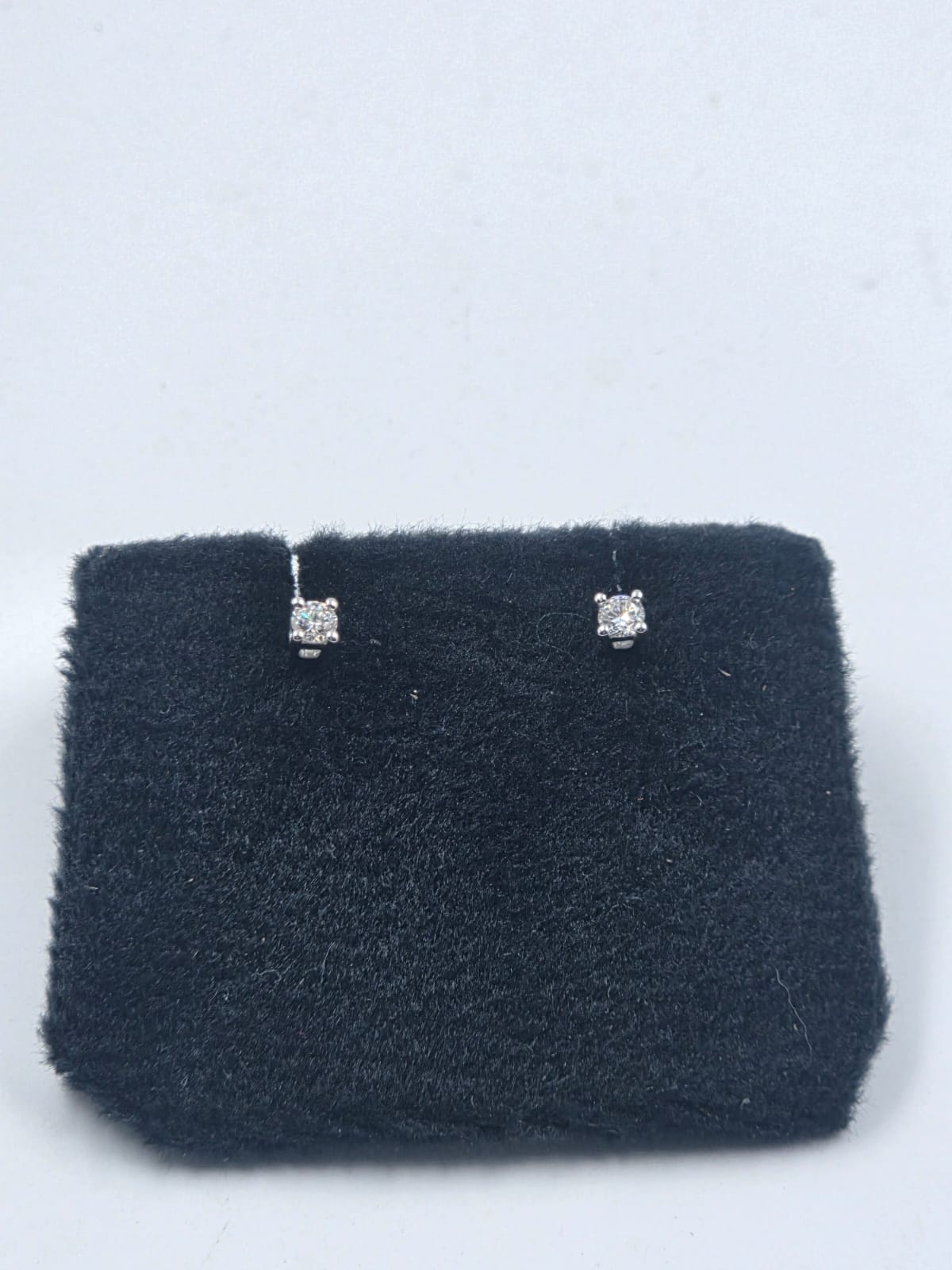 Lab-Grown Diamond Sterling Silver Stud Earrings