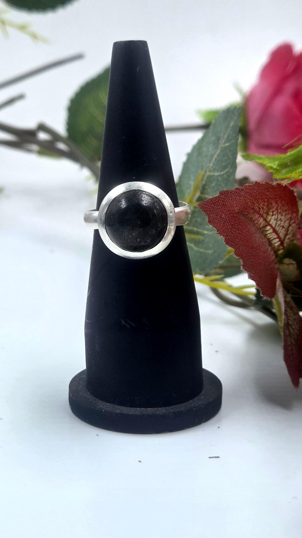 Adjustable Labradorite Ring in 92.5 Sterling Silver