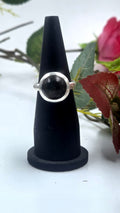 Adjustable Labradorite Ring in 92.5 Sterling Silver