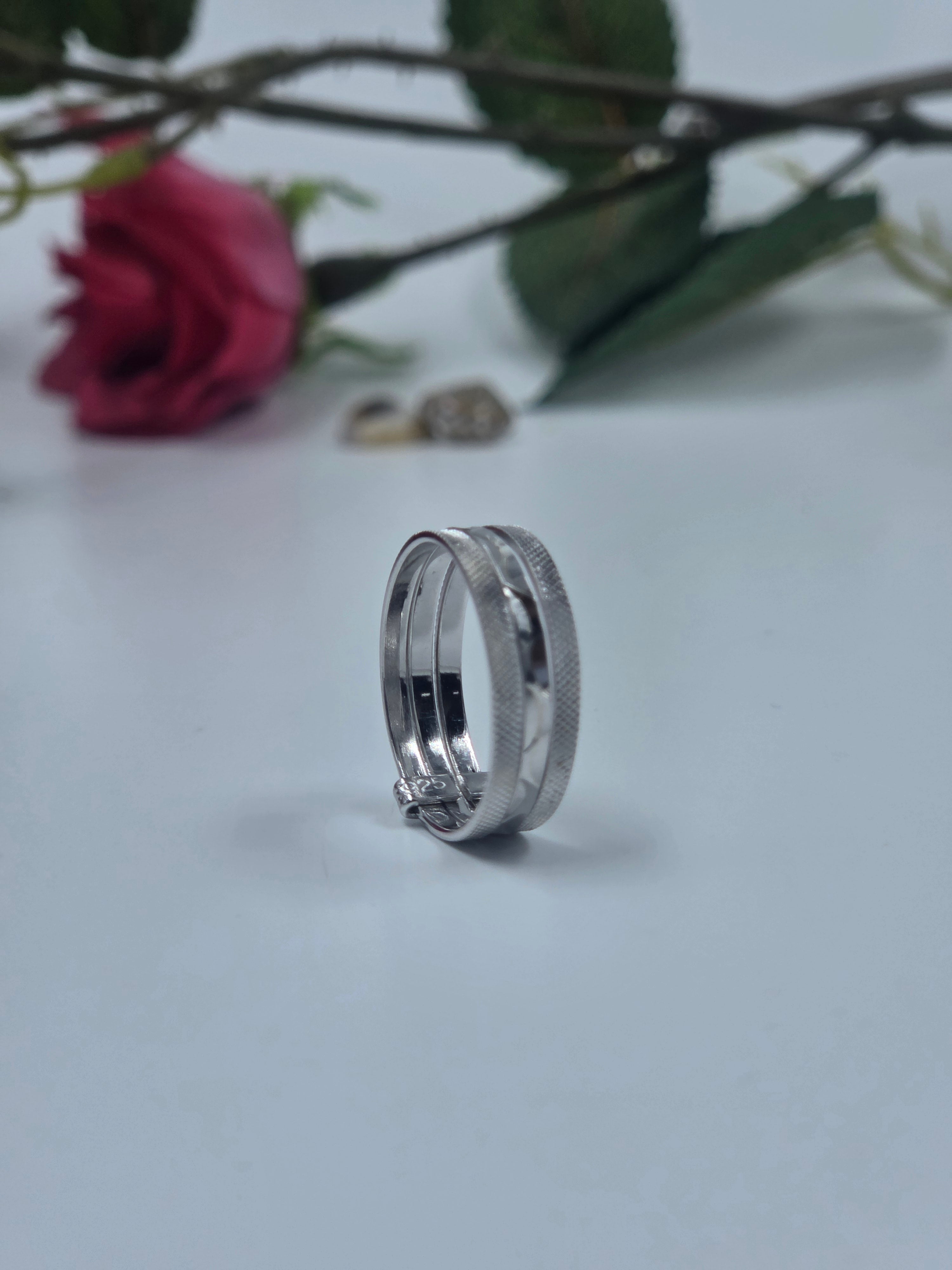 Silver Trine Ring
