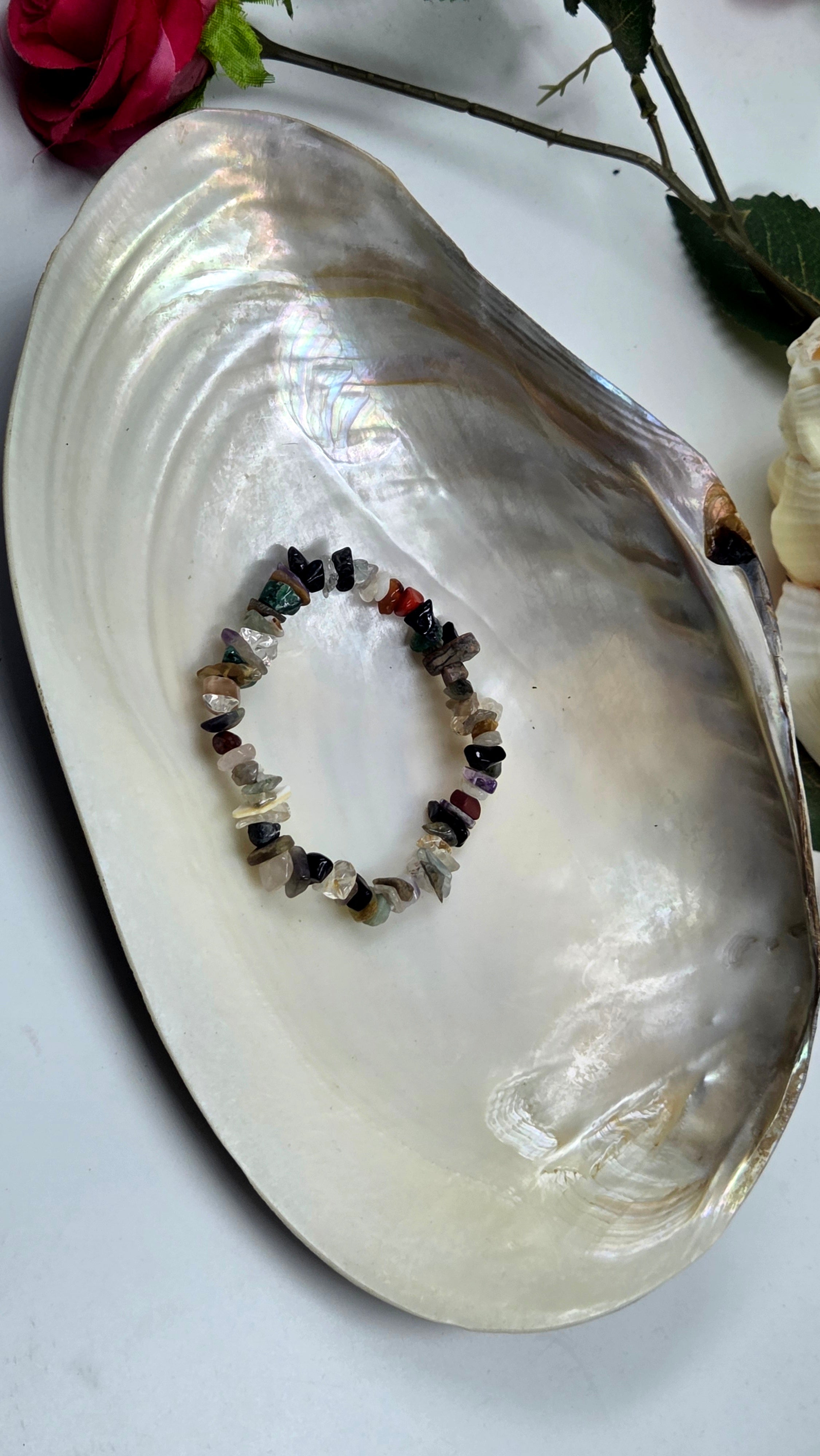 Mixed Semi-Precious Beads Bracelet