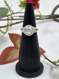 Classic Freshwater Pearl Ring in Sterling Silver
