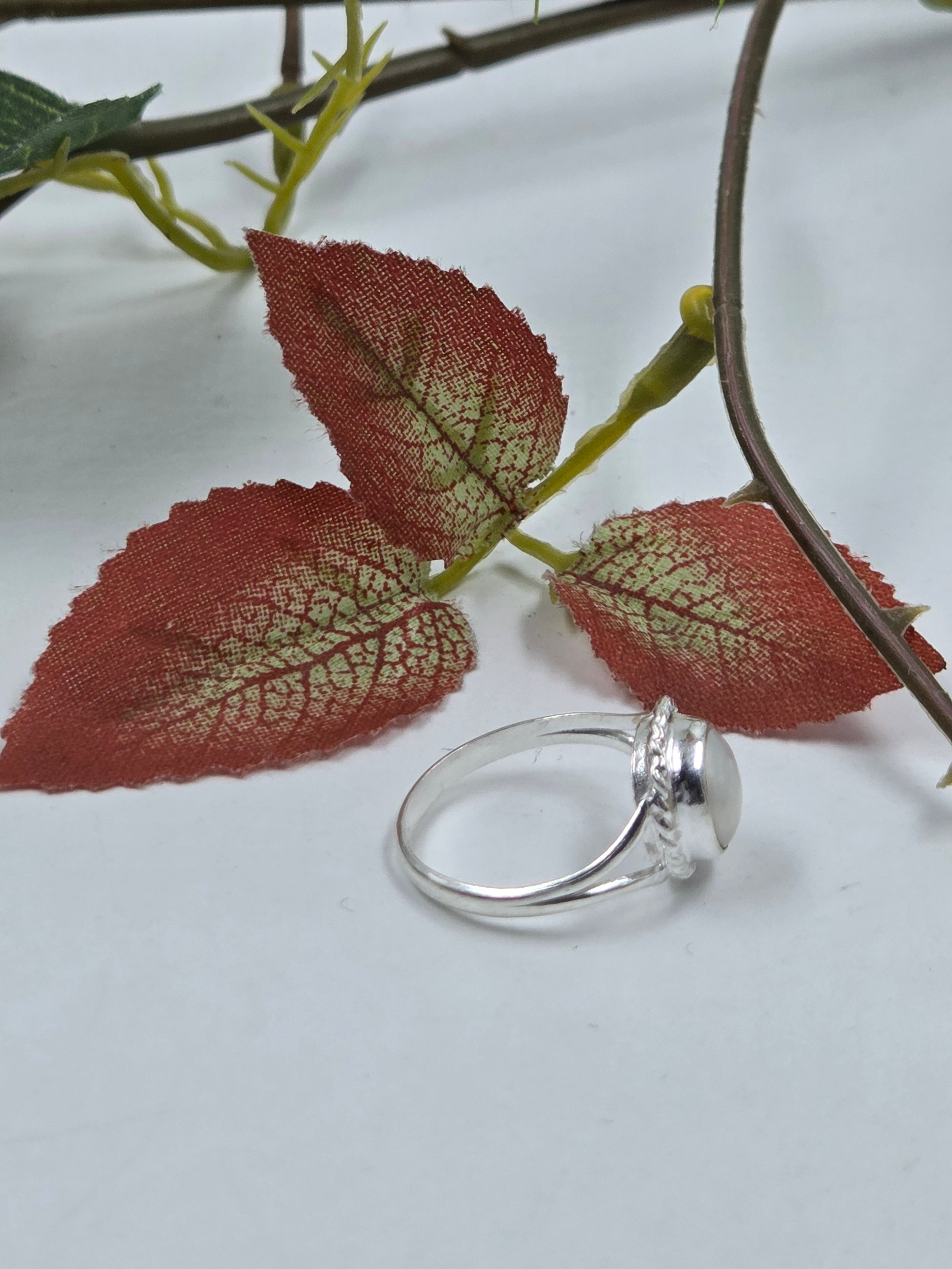 Freshwater Pearl Ring in Sterling Silver