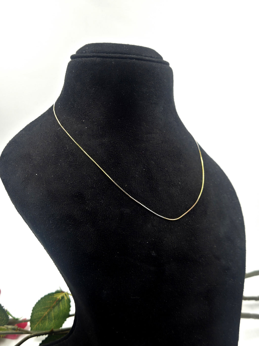Dual Tone Sterling Silver Chain