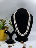 Freshwater Pearl Necklace Set (Dual Line)