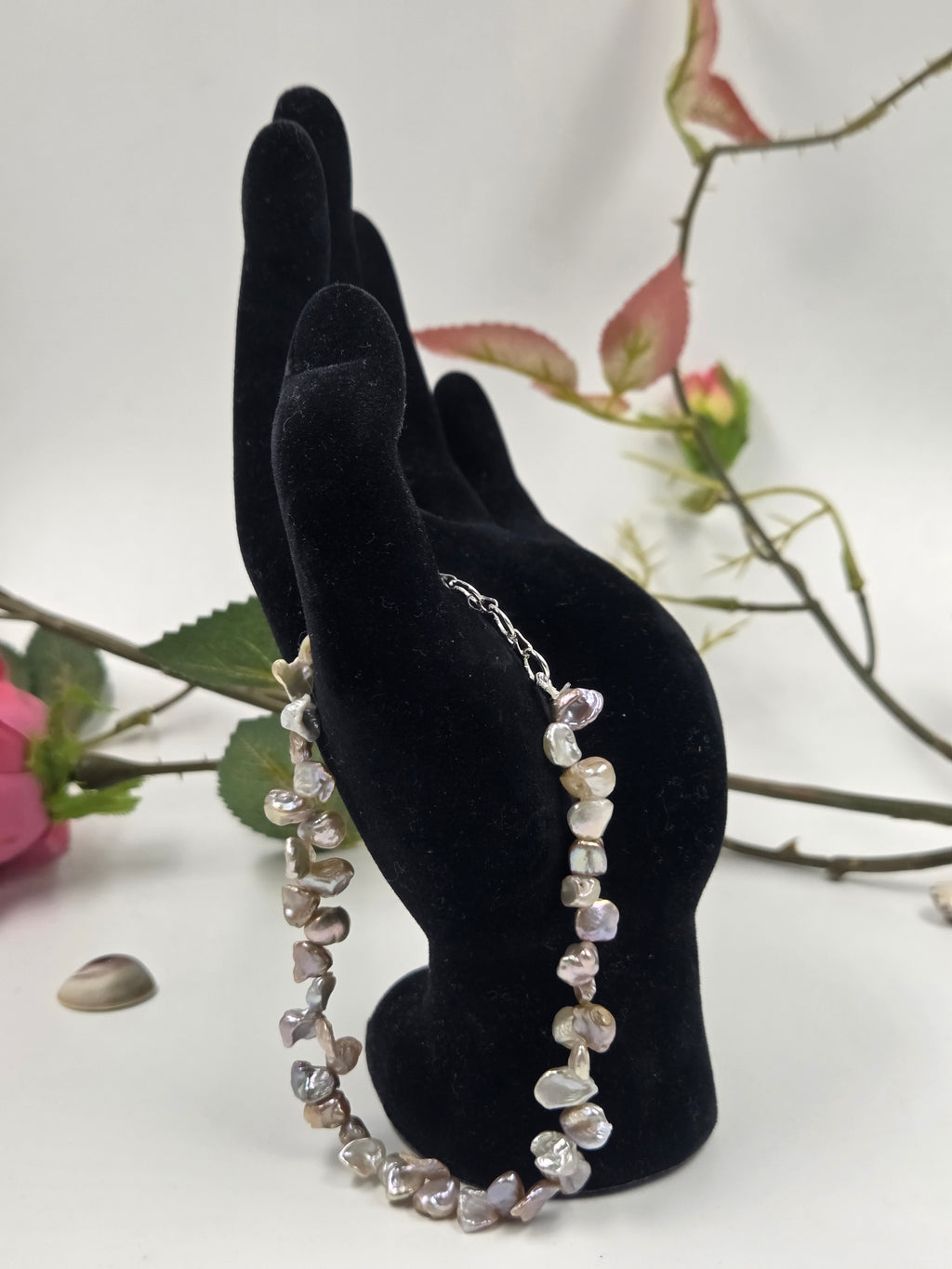 Irregular Shape Freshwater Pearl Necklace Set