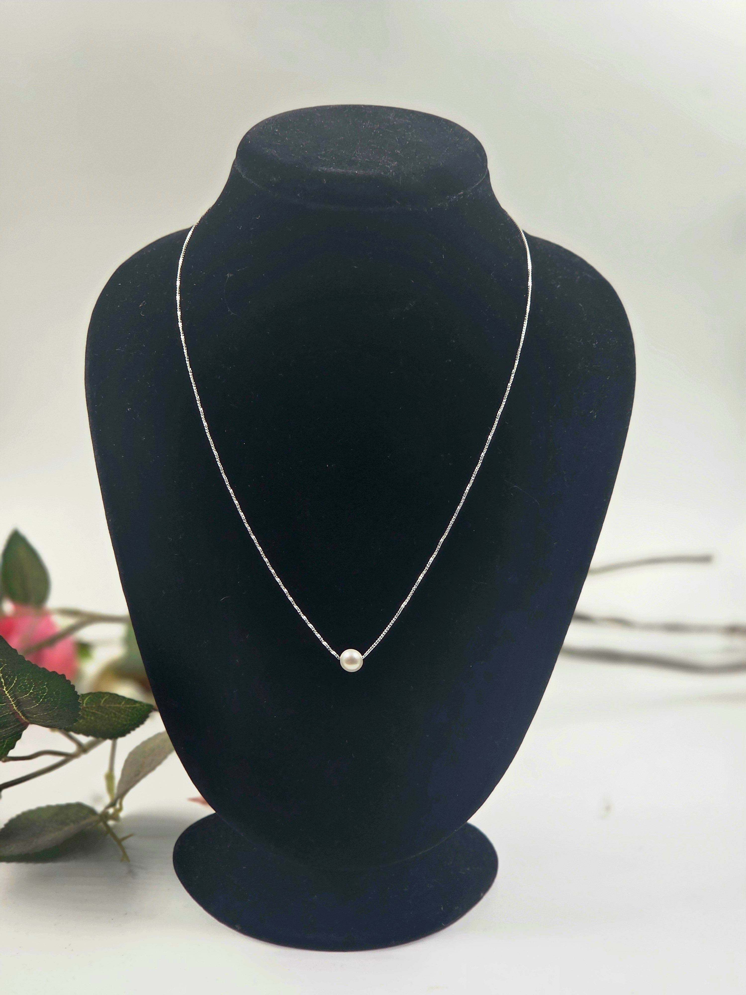 Sterling Silver Chain with Freshwater Pearl Pendant