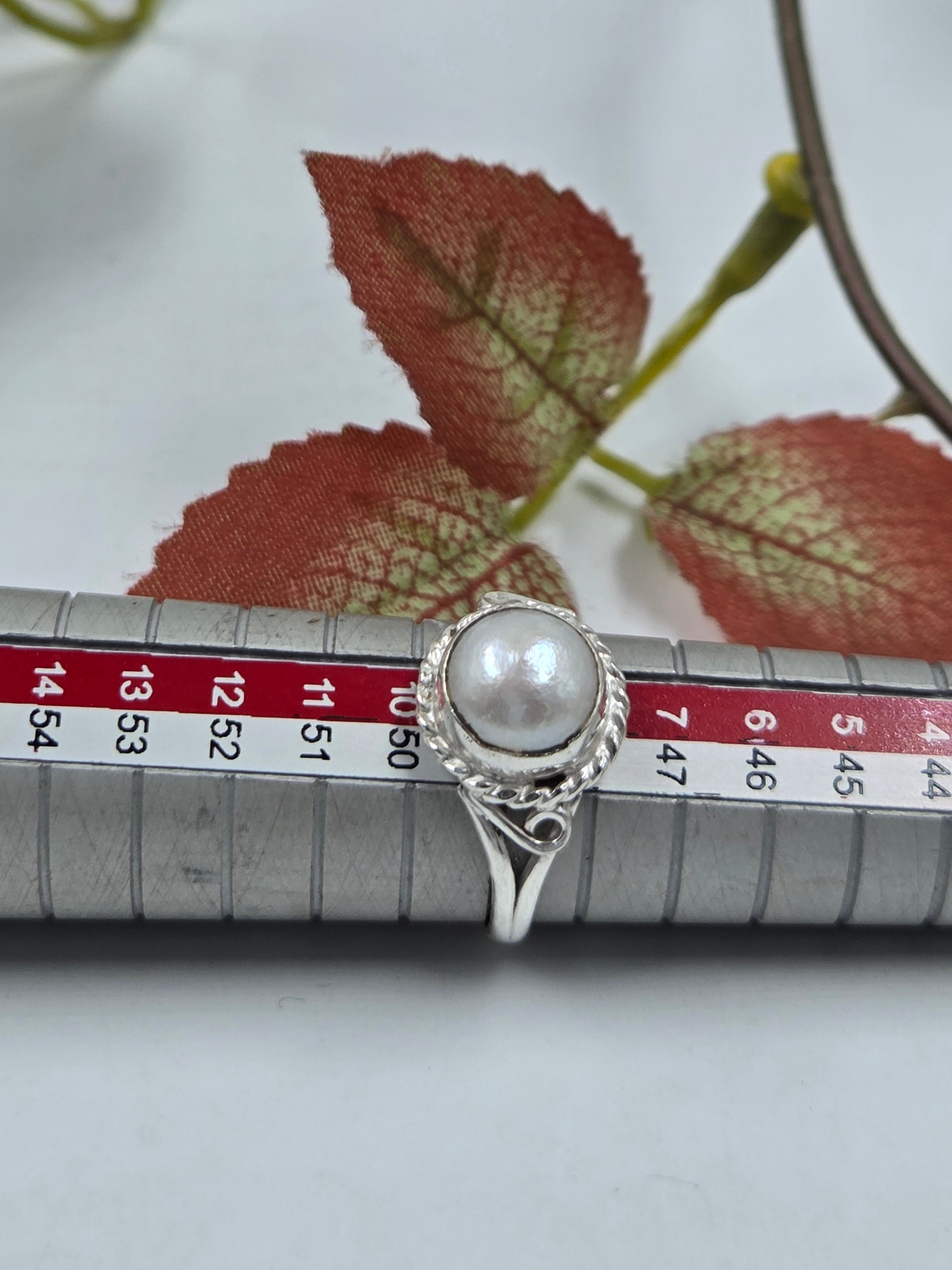 Everyday Freshwater Pearl Ring in Sterling Silver