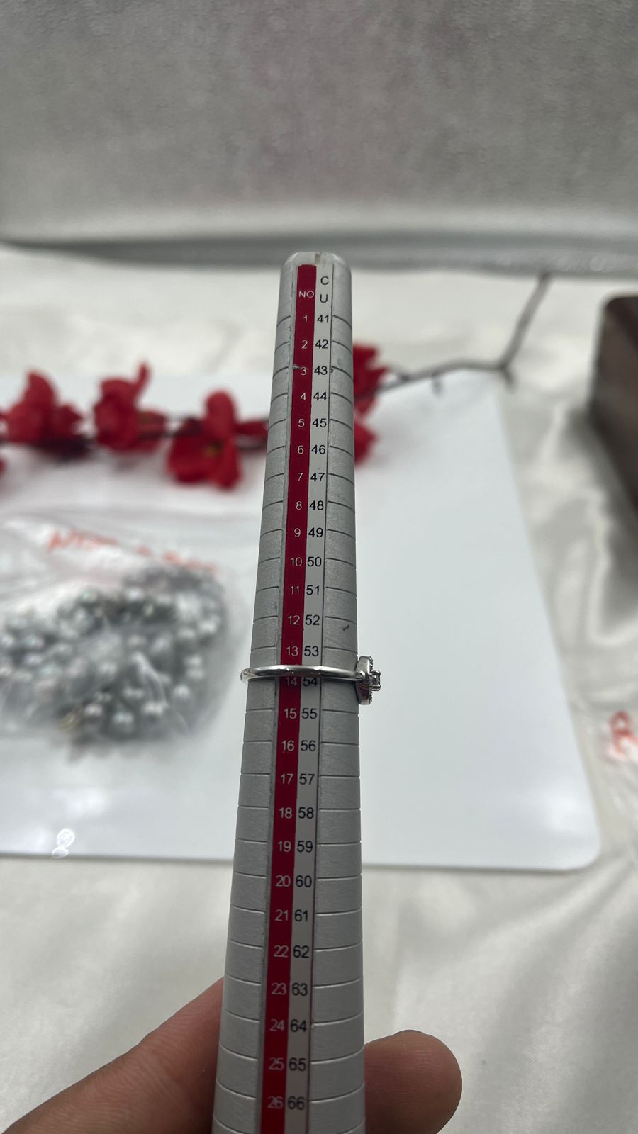 Lab-Certified Diamond Ring – Sterling Silver