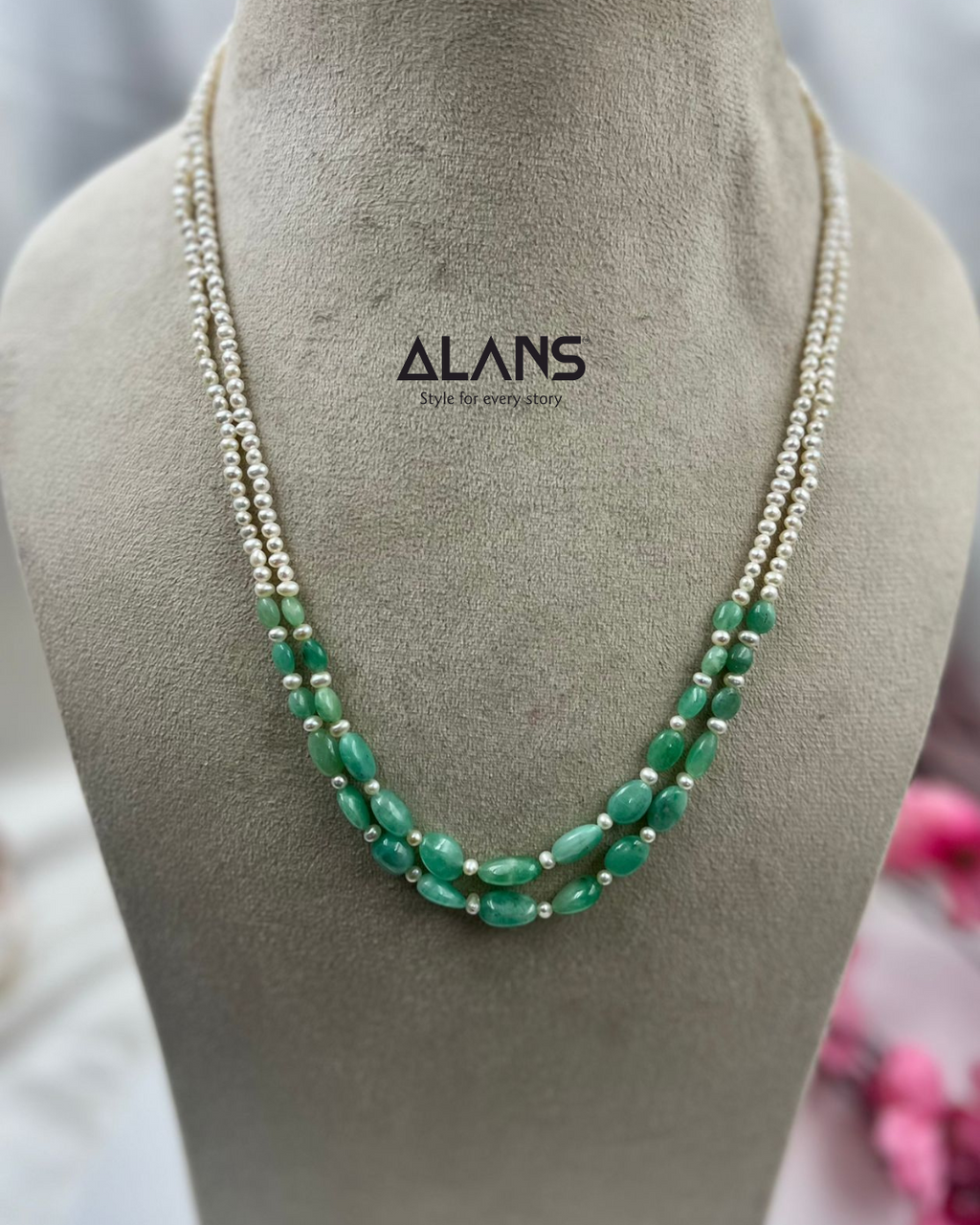 Emerald Bloom Necklace