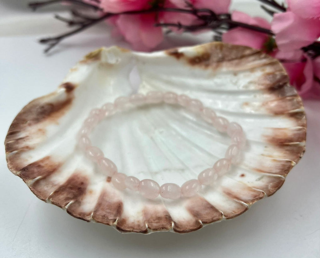 Real Rose Quartz Bracelet (Elastic)