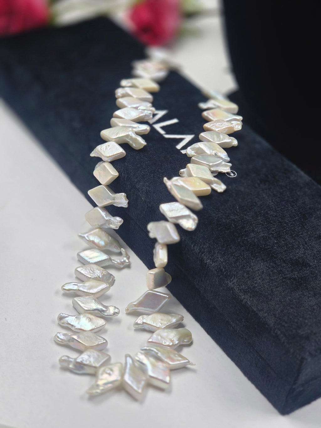Iridescent Shard Freshwater Pearl Necklace
