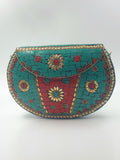 Gleaming Mosaic Inlay Clutch
