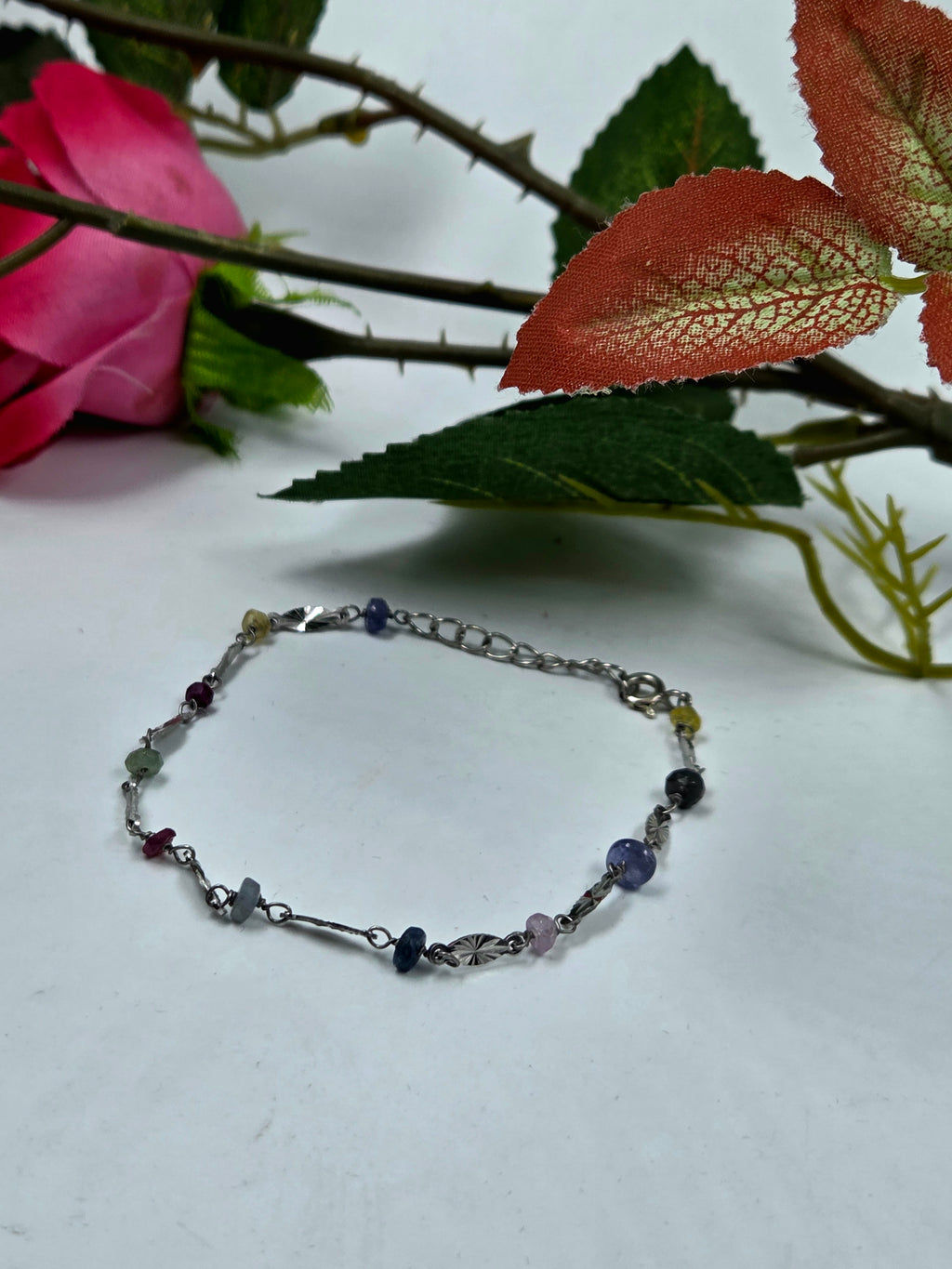 GF Sapphire Bracelet in Sterling Silve