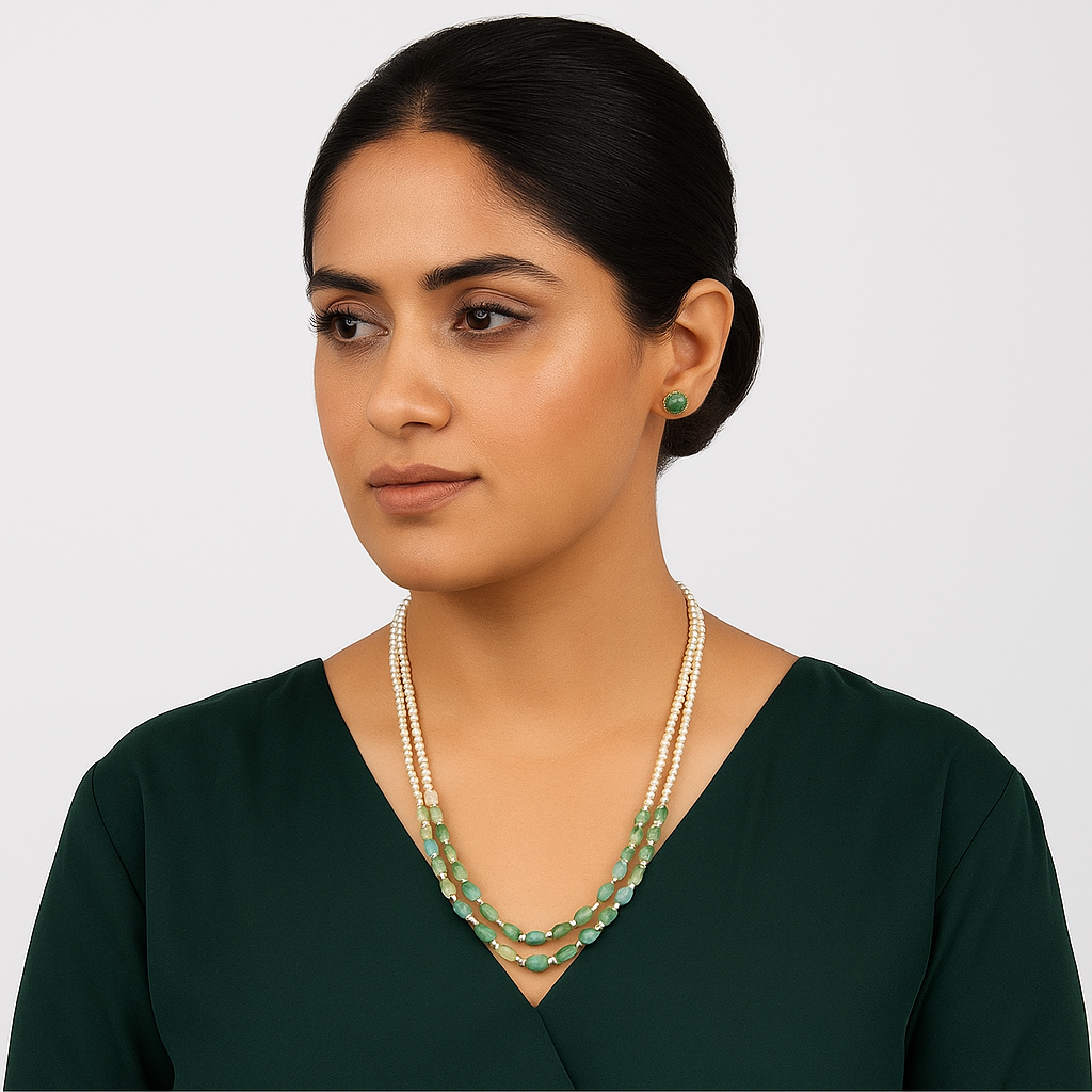 Emerald Bloom Necklace