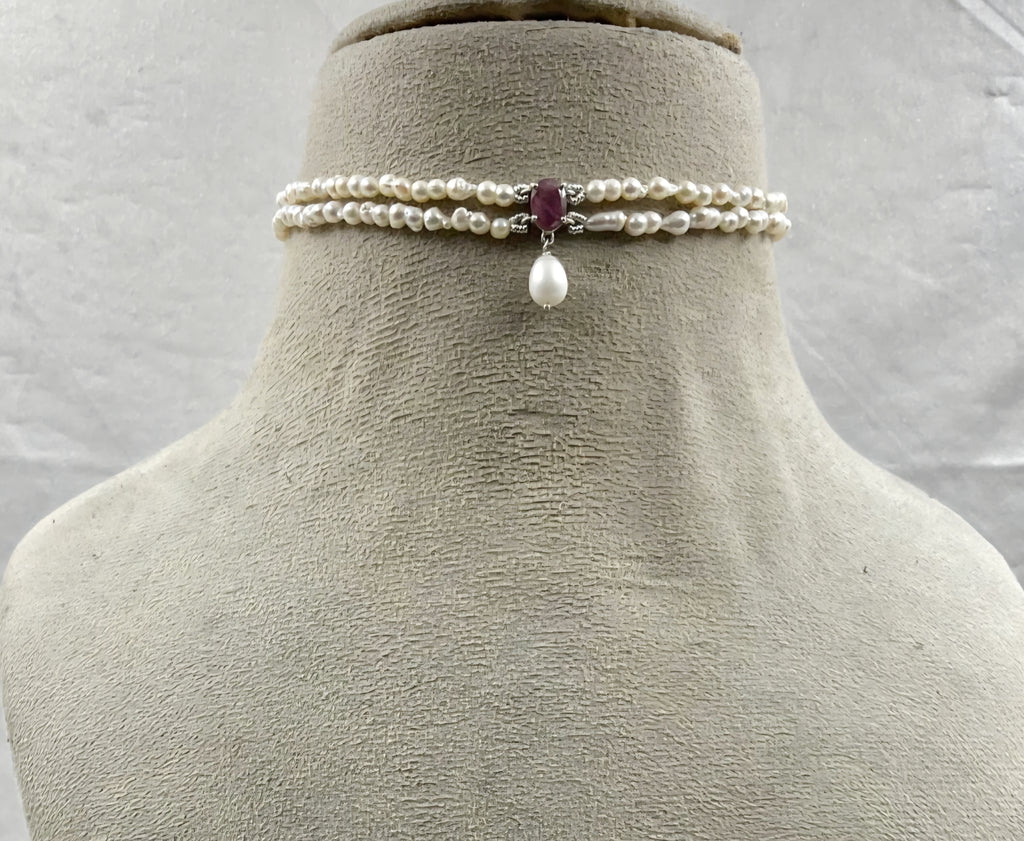 Ruby Radiance Choker Set