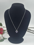 Amethyst Necklace in Sterling Silver