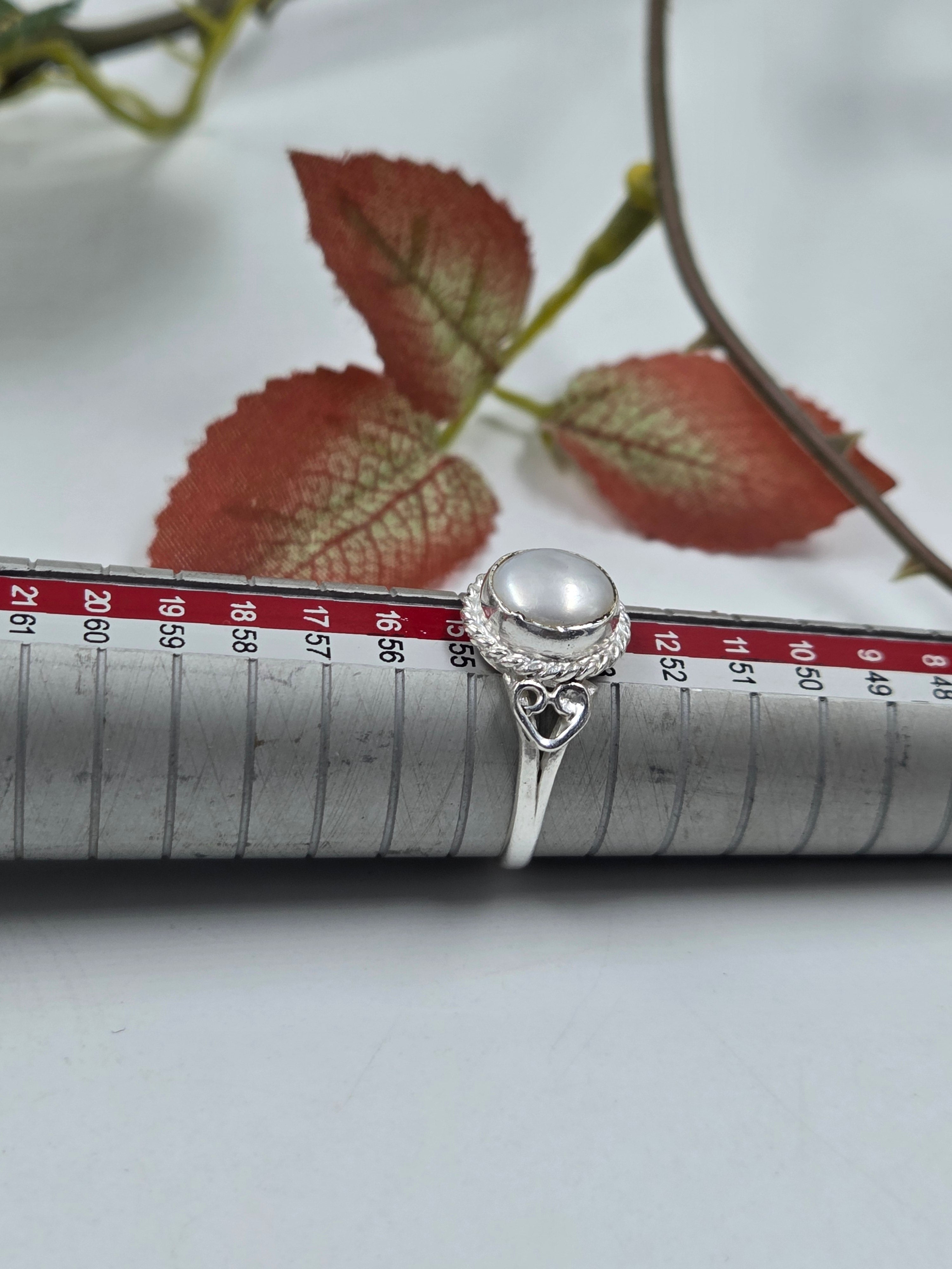 Classic Freshwater Pearl Ring in Sterling Silver