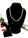 Irregular Shape Freshwater Pearl Necklace Set- 16.5 inches