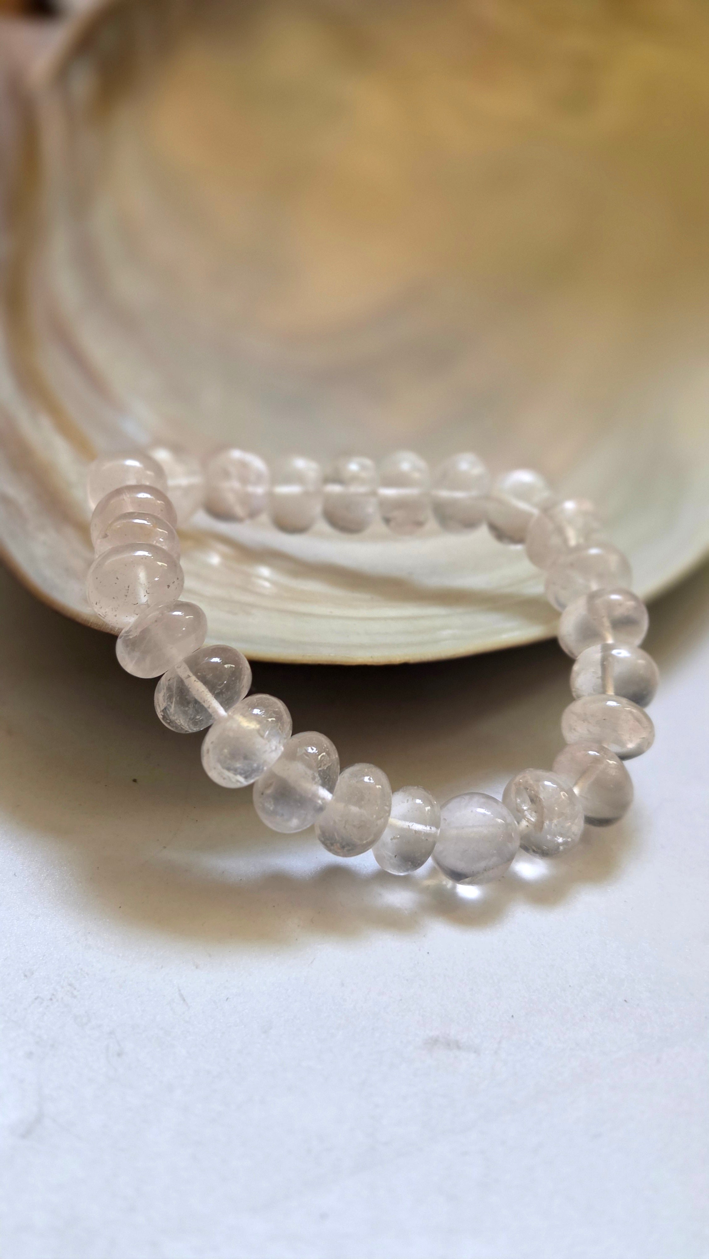 Rose Quartz Elastic Bracelet