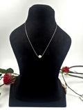 Sterling Silver Chain with Single Freshwater Pearl