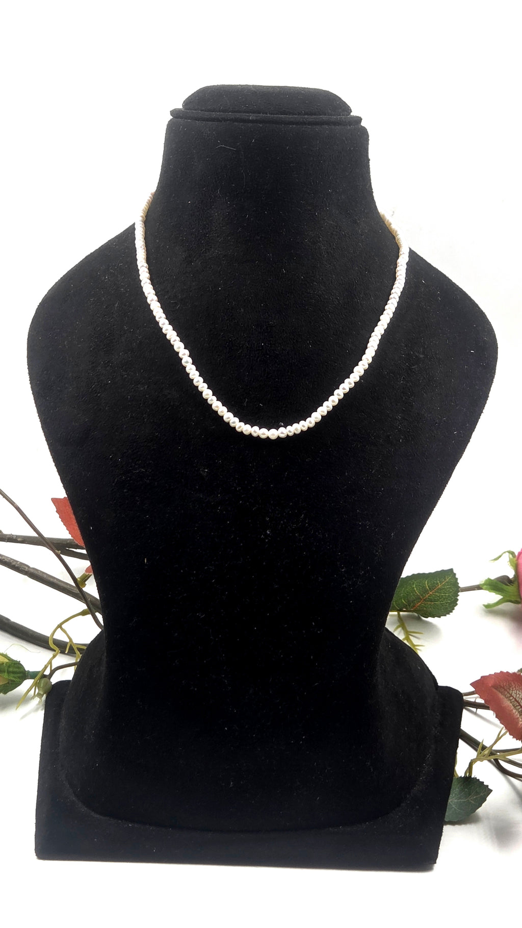 Freshwater Pearl Necklace with Sterling Silver Lock