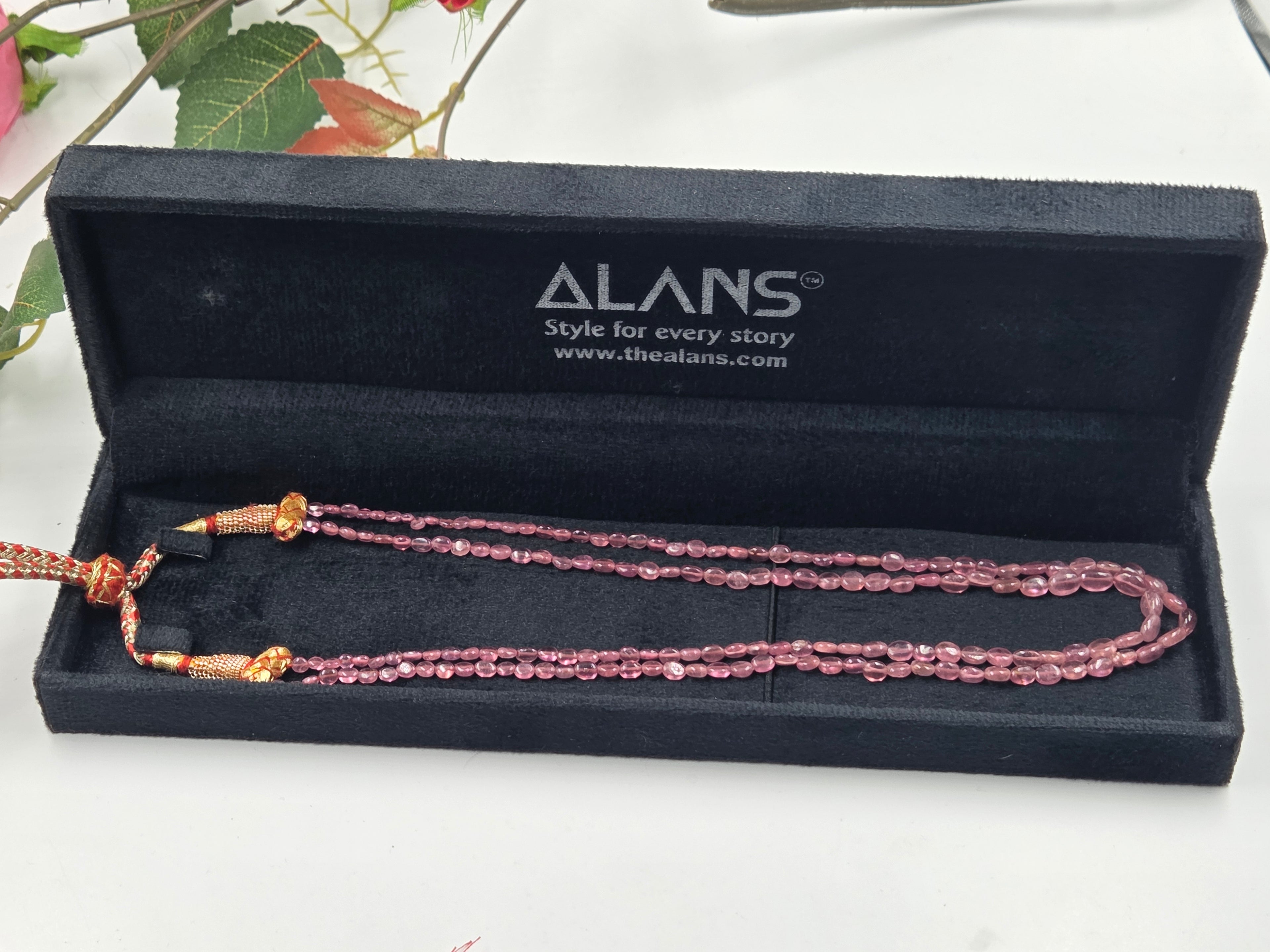 GF Ruby Dual-Line Necklace