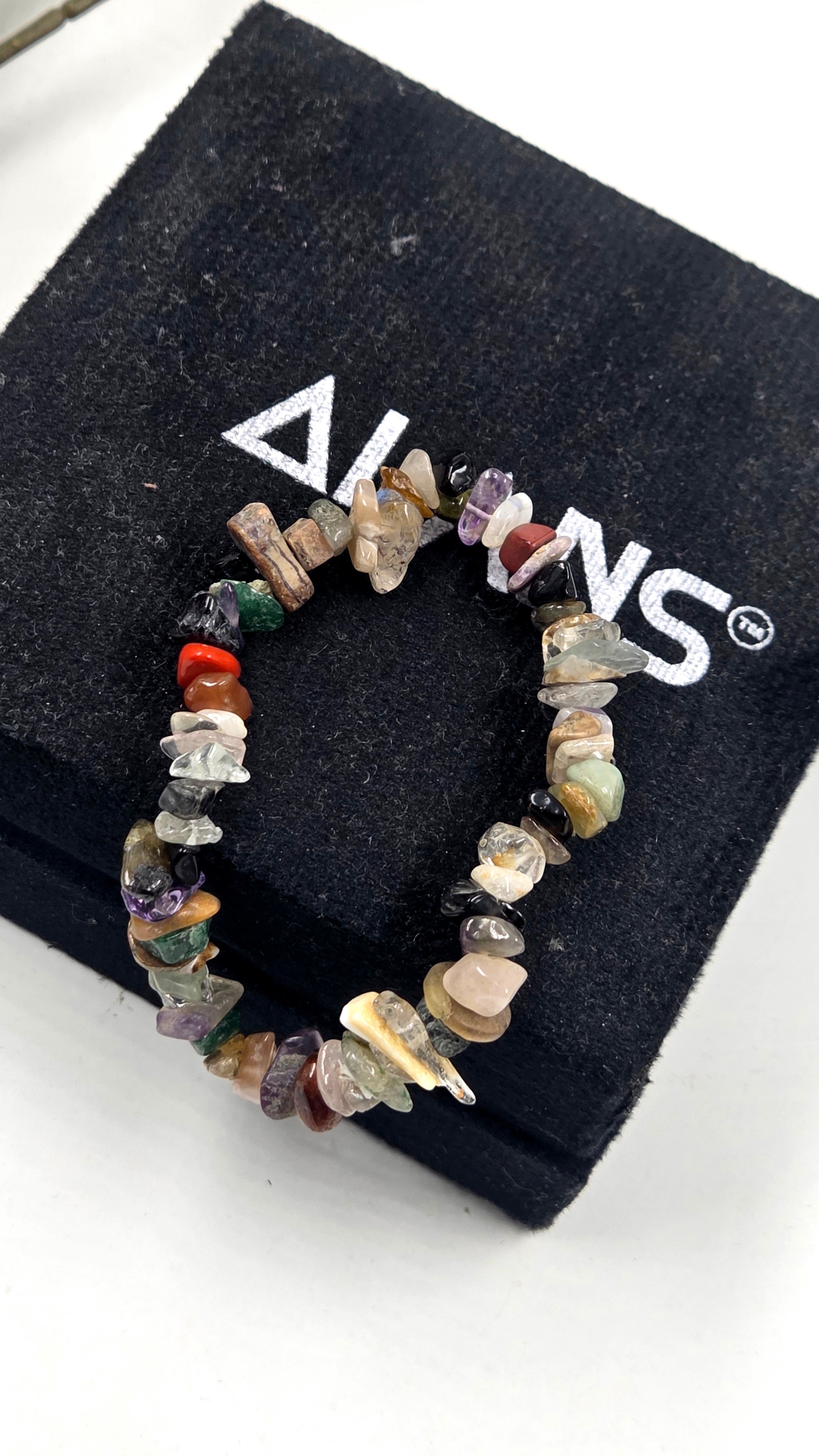 Mixed Semi-Precious Beads Bracelet