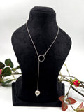 Freshwater Pearl Sterling Silver Lariat Necklace