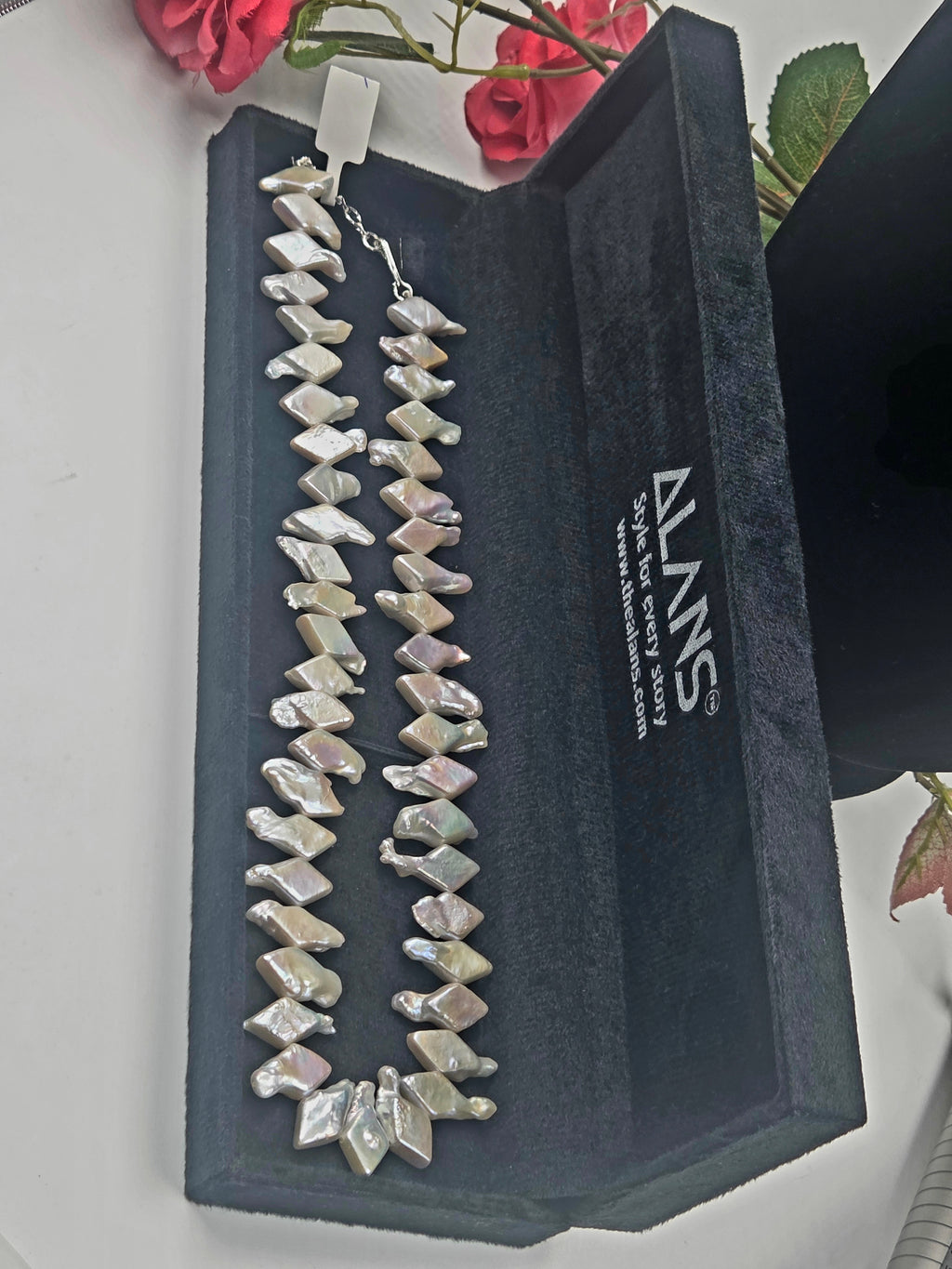 Iridescent Shard Freshwater Pearl Necklace