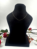 Dual Tone Sterling Silver Chain