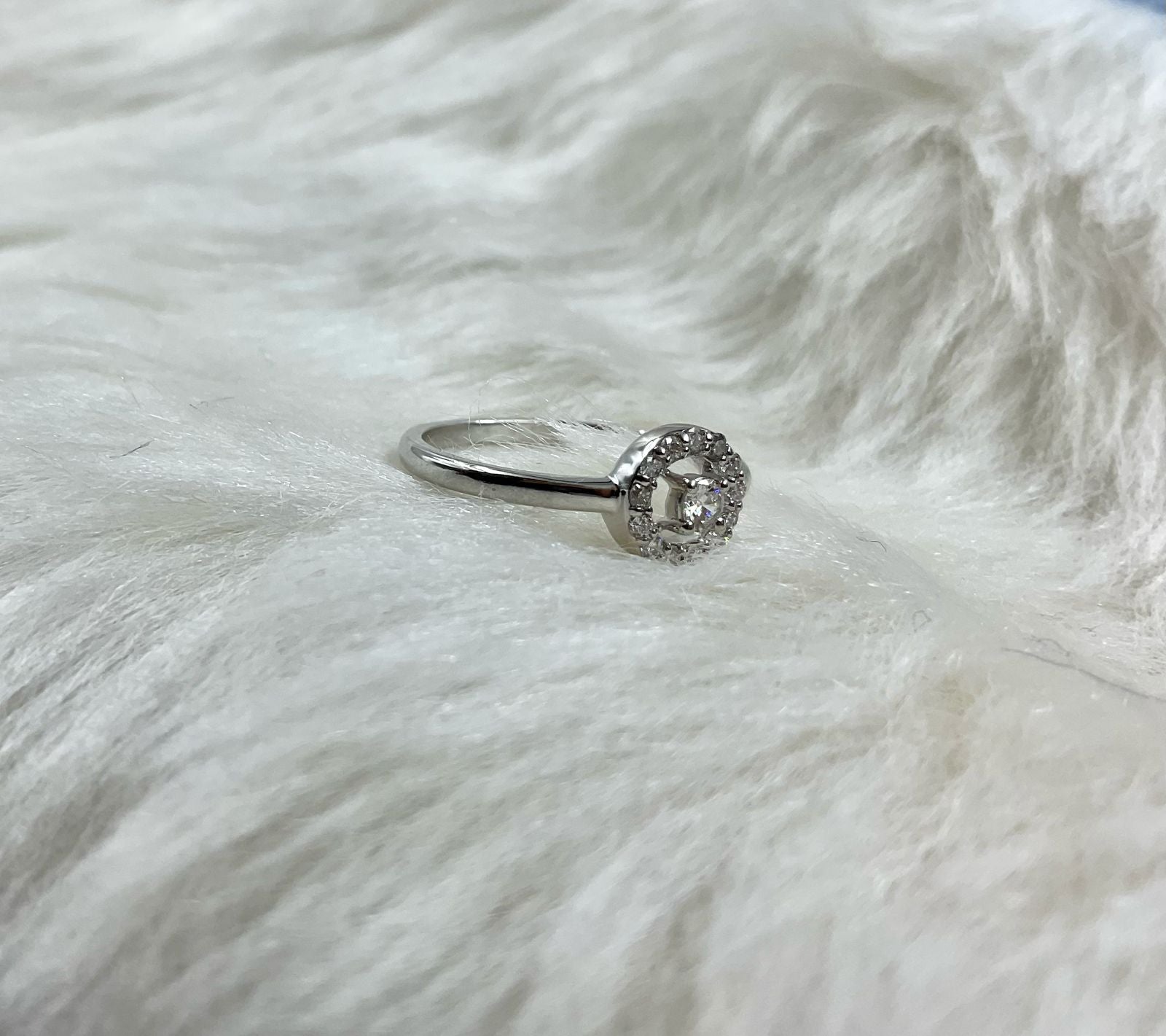 Lab-Certified Diamond Ring – Sterling Silver