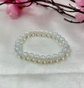 Chinese Beads Opalite Bracelet (Elastic)