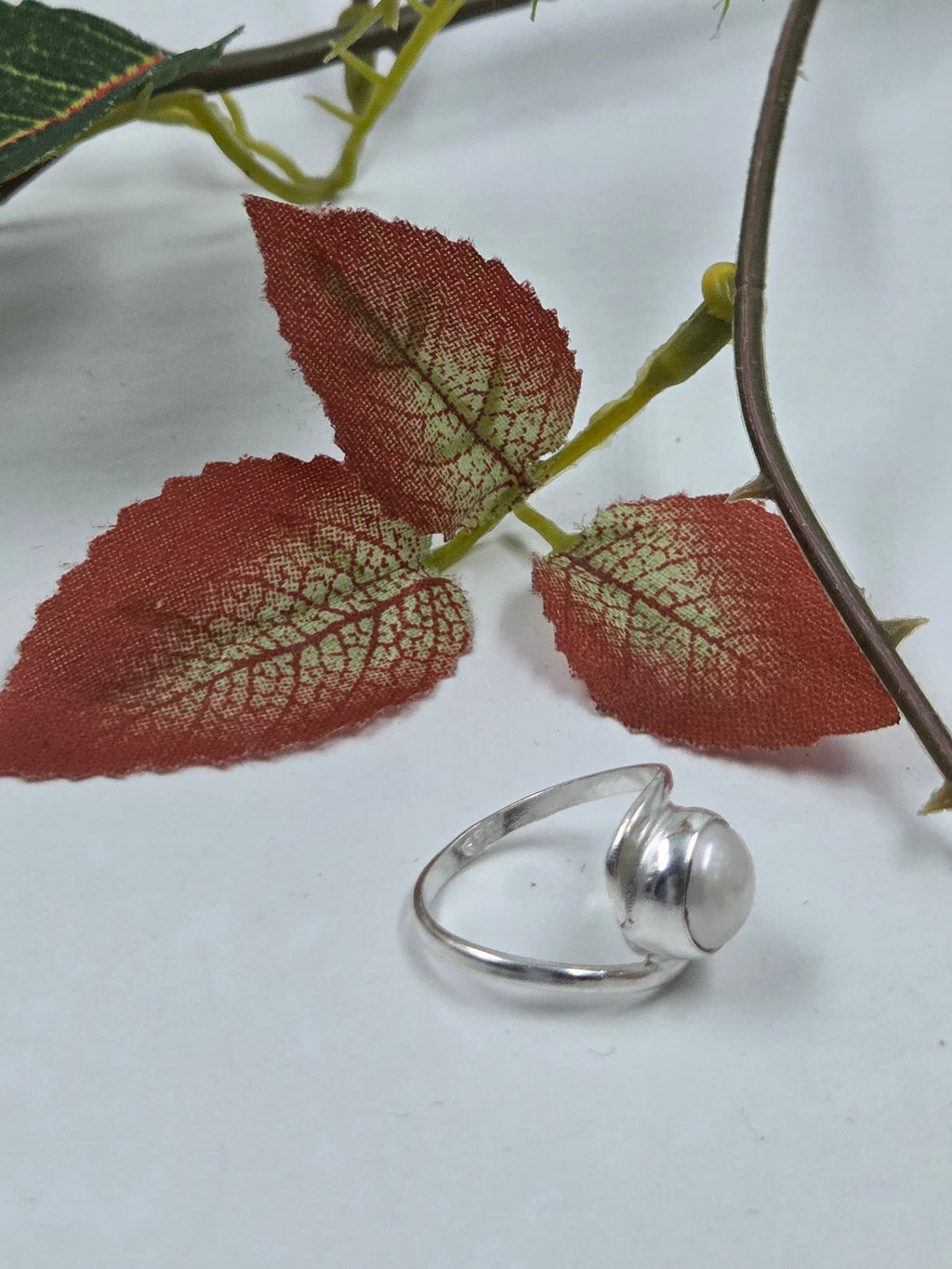 Signature Pearl Ring in Sterling Silver