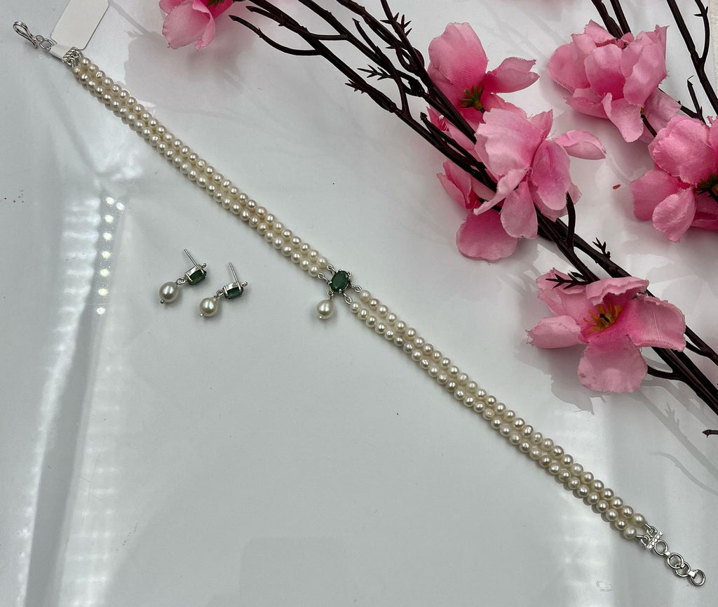Emerald Grace Choker Set