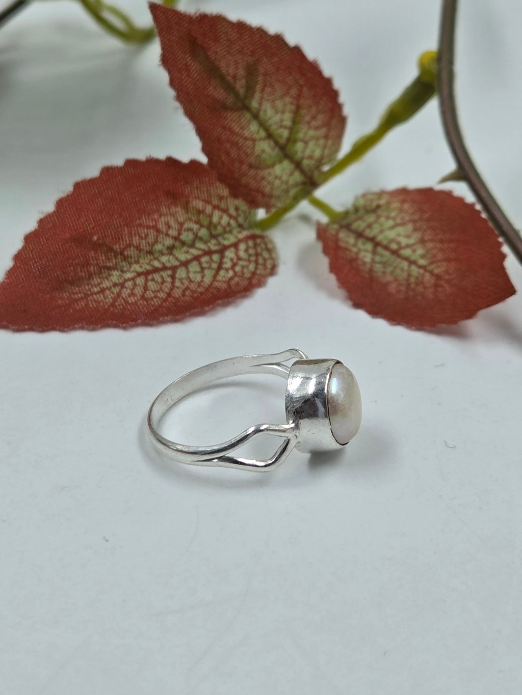 Classic Freshwater Pearl Ring in Sterling Silver