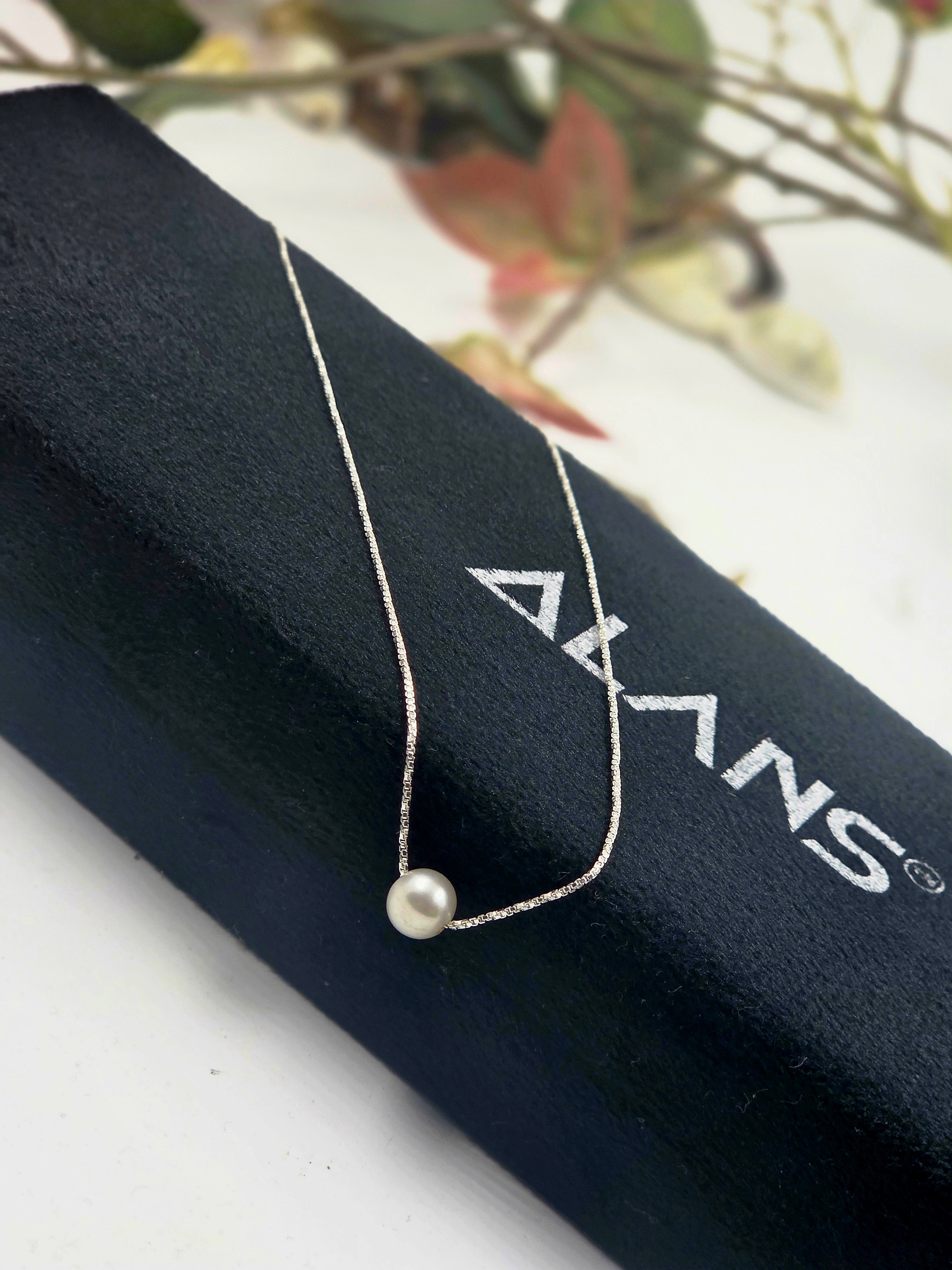 Sterling Silver Chain with Freshwater Pearl Pendant