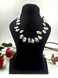 Baroque Freshwater Pearl Necklace in Sterling Silver