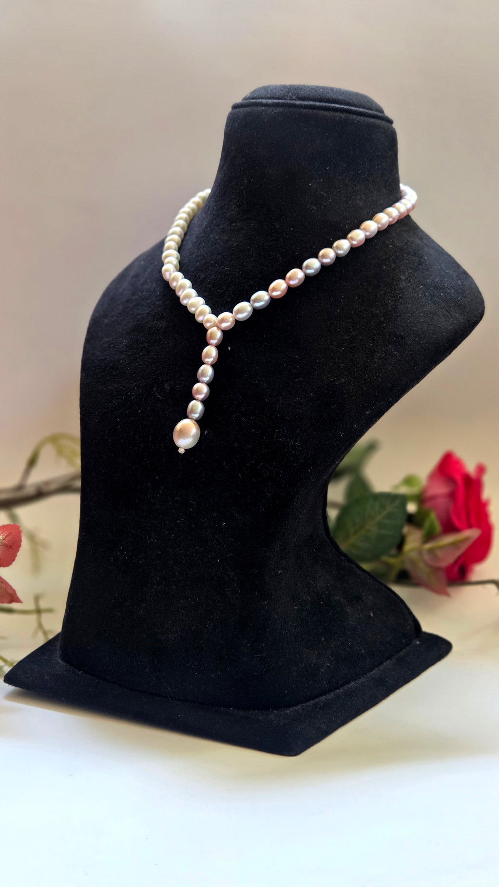 Freshwater Pearl Y-Drop Necklace